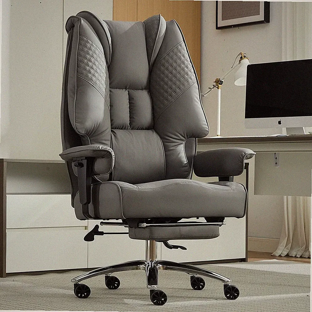 Big & Tall Executive Office Chair 400Lbs, Ergonomic with Foot Rest & Lumbar Supp
