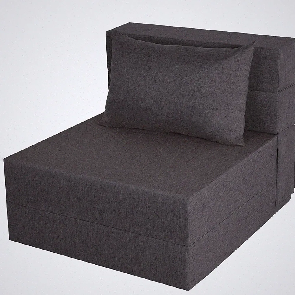 Folding Sofa Bed, Foldable Sleeper Chair with Washable Cover, Convertible Fut...