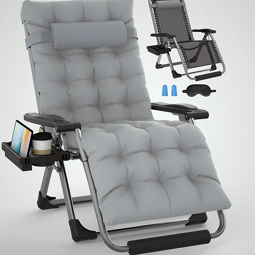 Oversized Zero Gravity Chair XL, Padded anti Gravity Chair, 29In Zero Gravity Lo